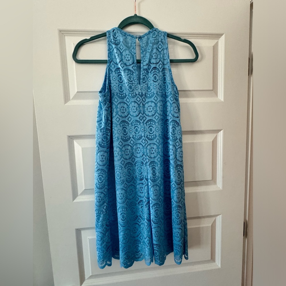 Light Blue Lace Dress - perfect for Spring or Derby 👗